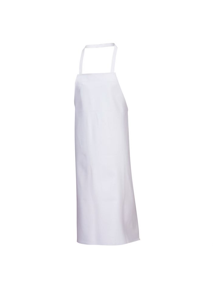 Food Industry Apron, , R, White