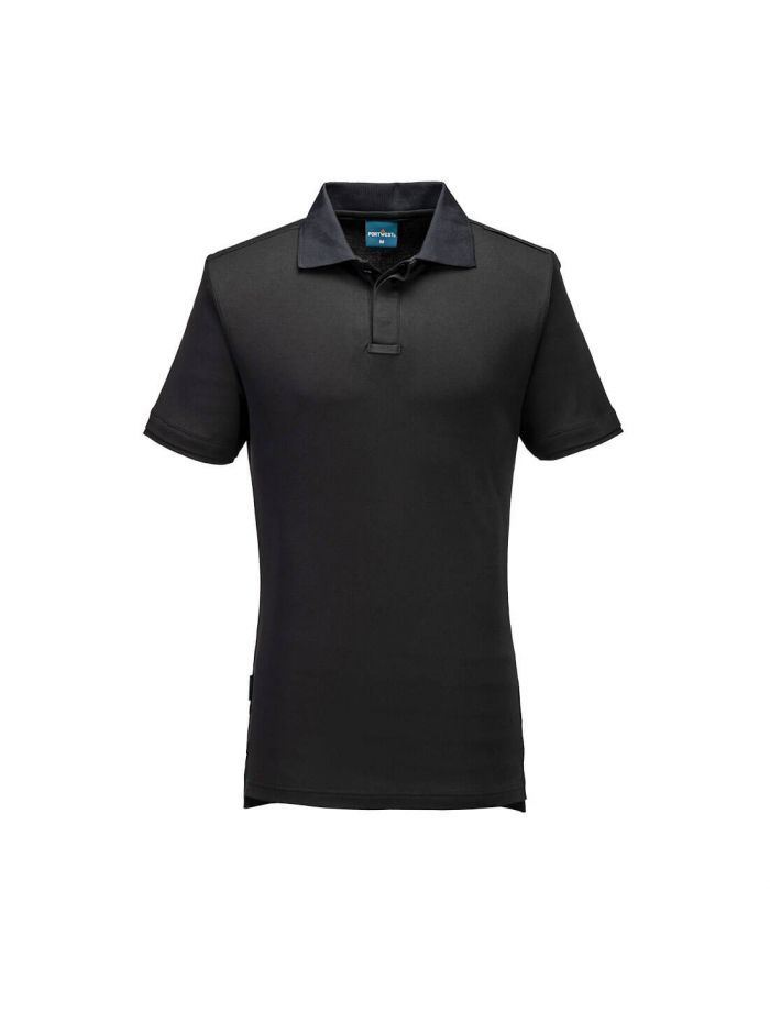 WX3 Eco Polo Shirt, L, R, Black