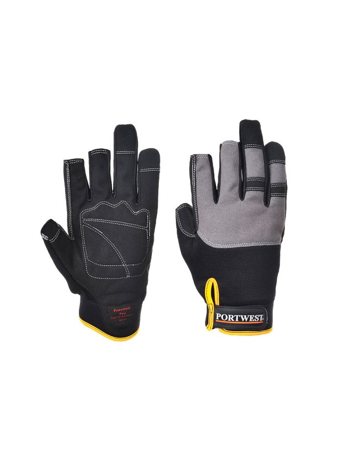 Mechanic 250 Fingerless Glove, L, R, Black
