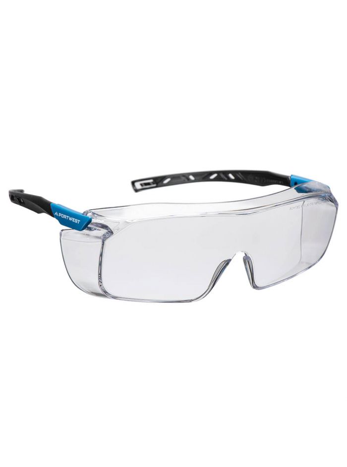 Top OTG Safety Glasses, , R, Clear