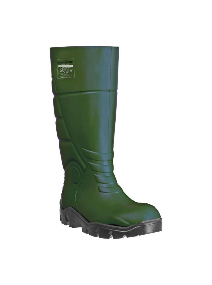 PU Safety Wellington S5 FO CI SR, 36, R, Green
