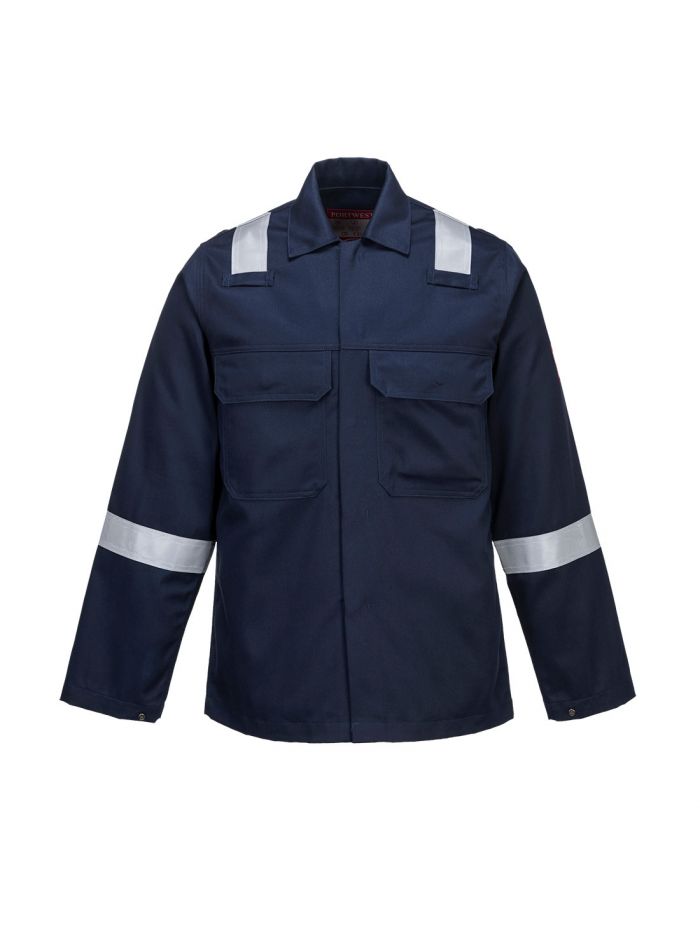 Bizweld Work FR Jacket , L, R, Navy