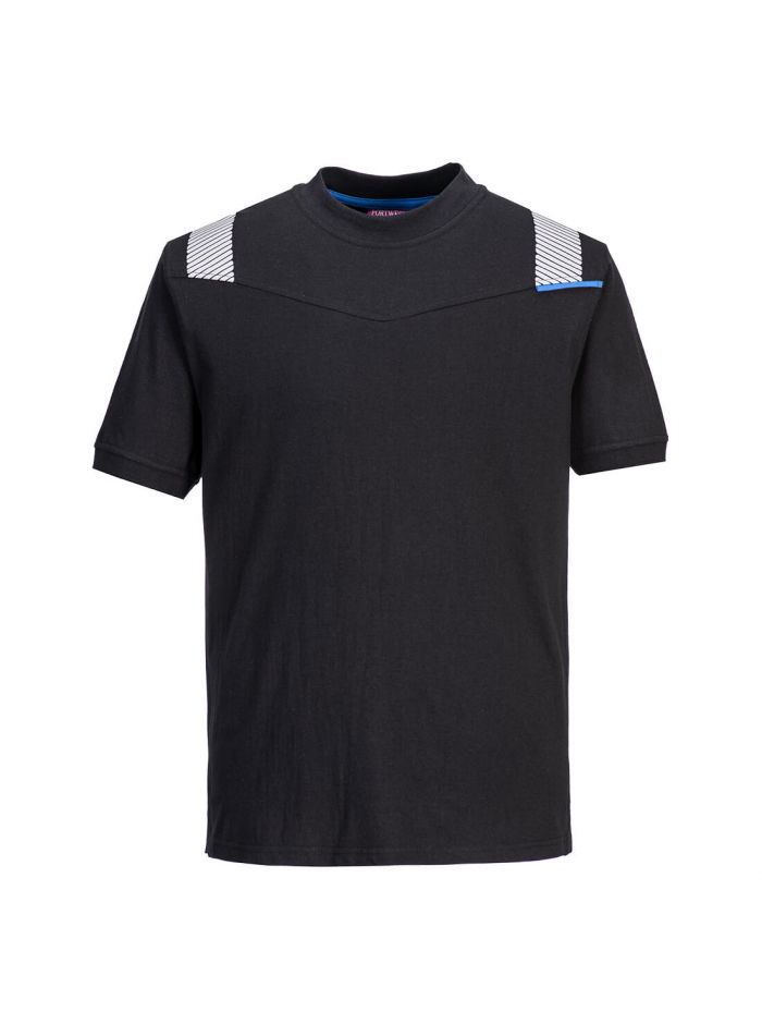 WX3 Modaflame Knit FR Short Sleeve T-Shirt, L, R, Black