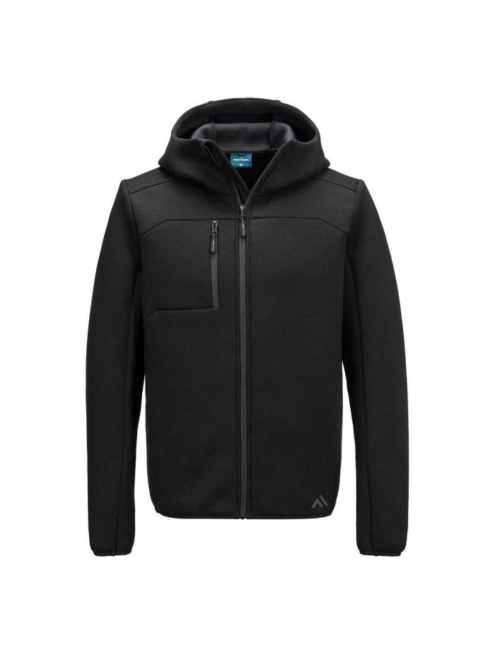 KX3 Sport Zip Hooded Sweater, L, R, Black