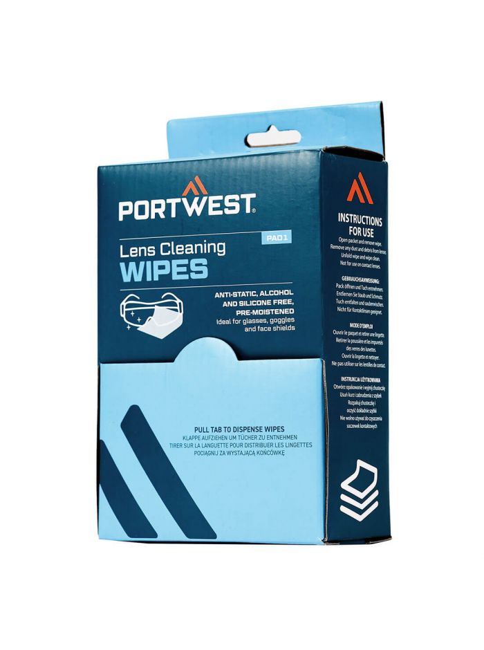 Lens Cleaning Wipes (100 towelettes) , , R, White