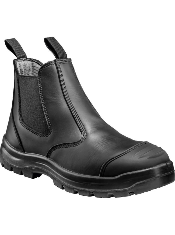 Steel Leather Dealer Boot S3 SRC , 38, R, Black