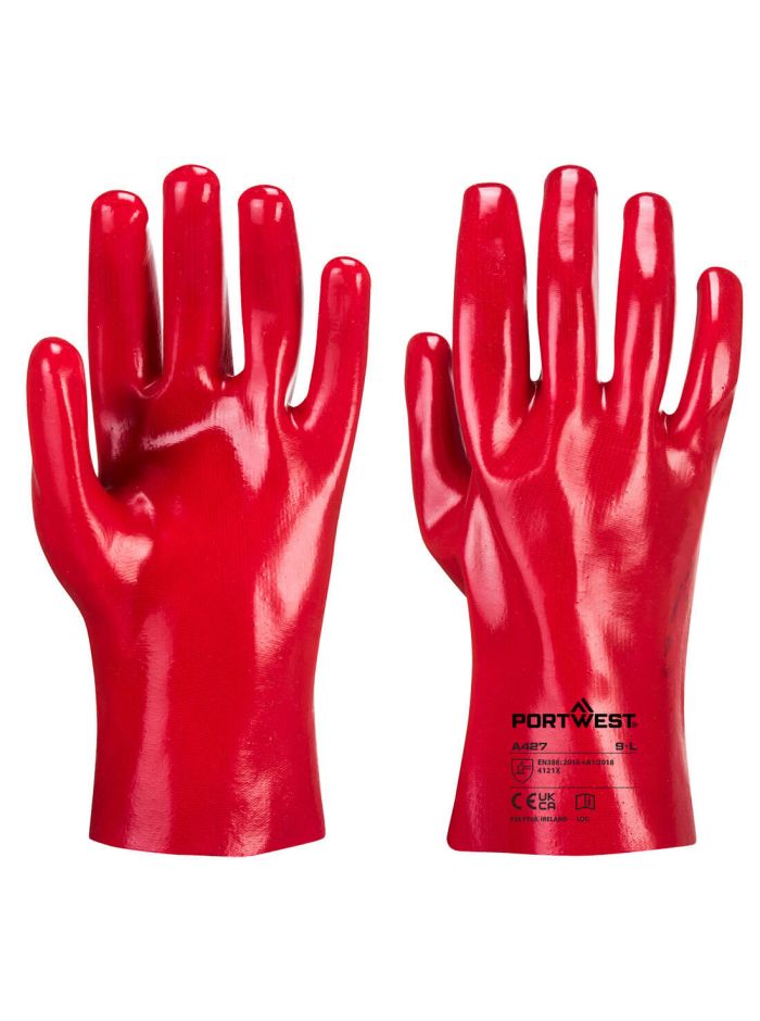 Portwest Grip 12 PVC Gauntlet 27cm | Workwear Needs