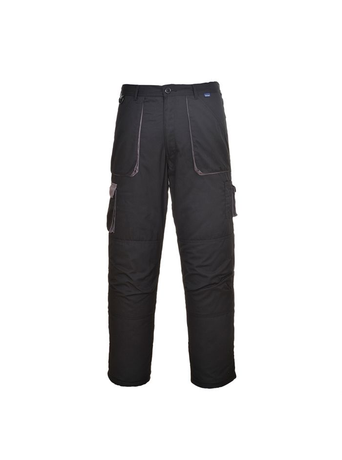 Portwest Texo Contrast Trousers, L, R, Black