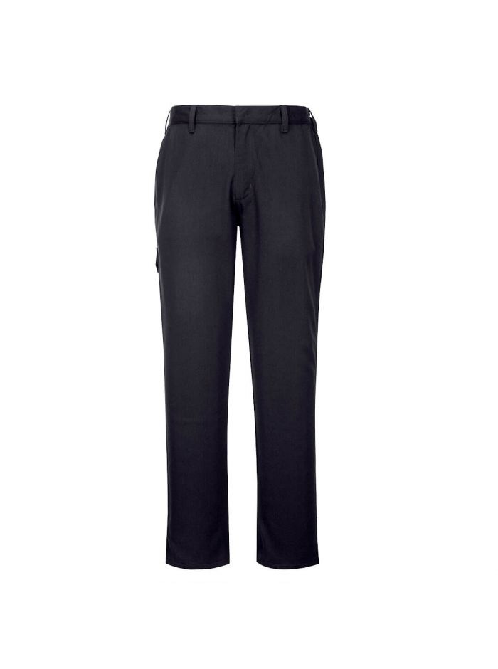 Aluflame Work Molten Metal FR Trousers, L, R, Navy