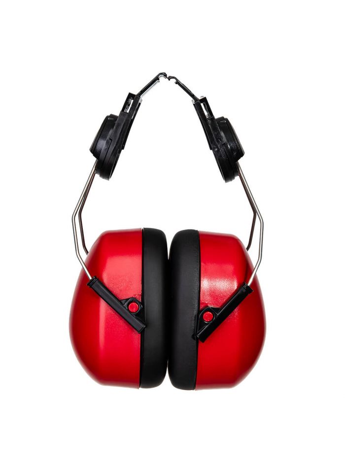 Endurance Clip-On Ear Defenders, , R, Red